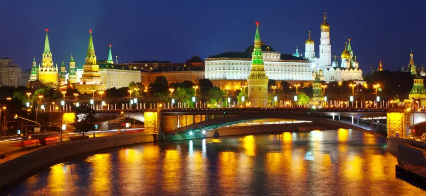 Вечерняя Москва и Кремль — что посмотреть в Москве, лучшие достопримечательности столицы