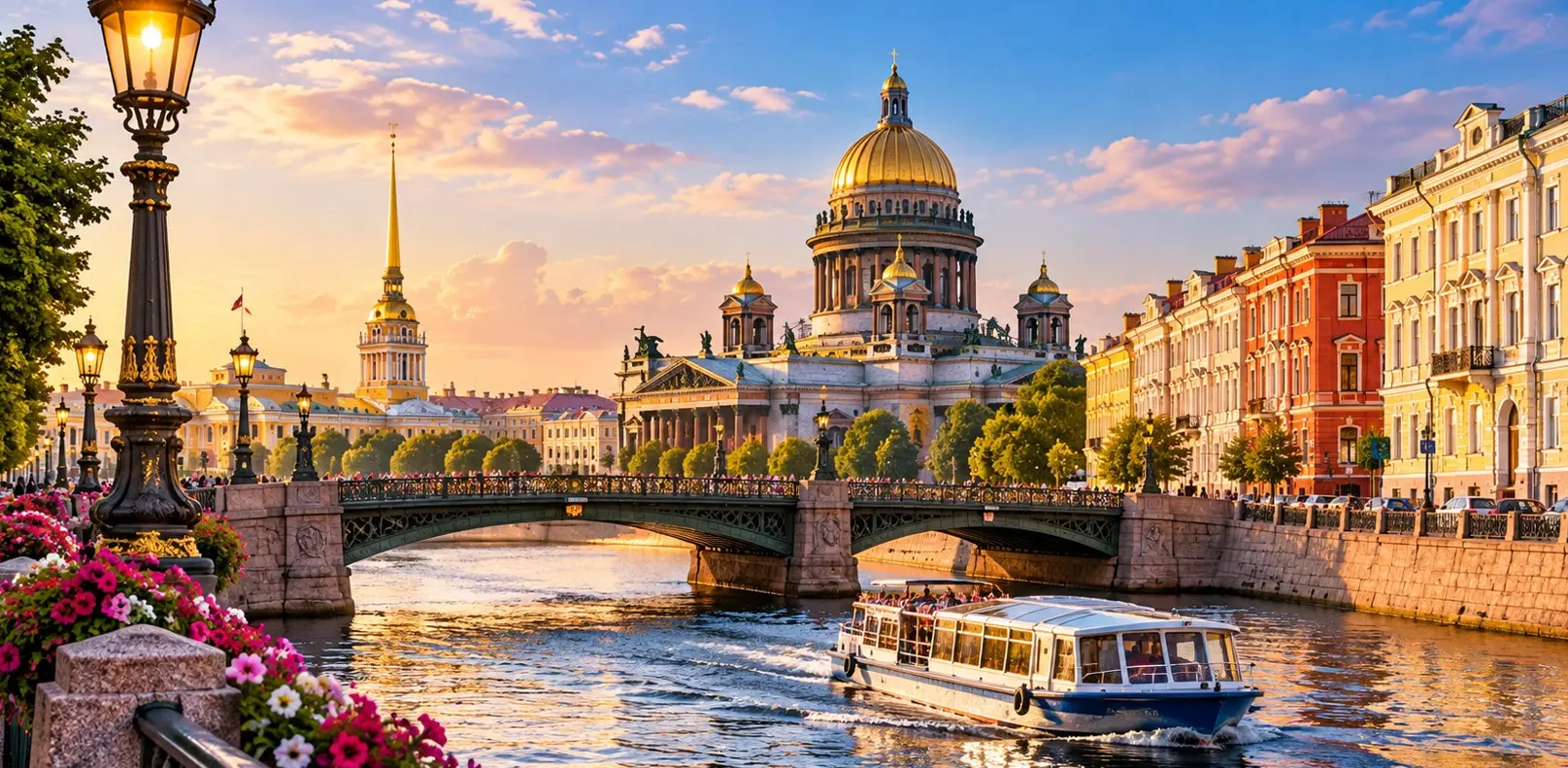 Туры в Санкт-Петербург: набережная